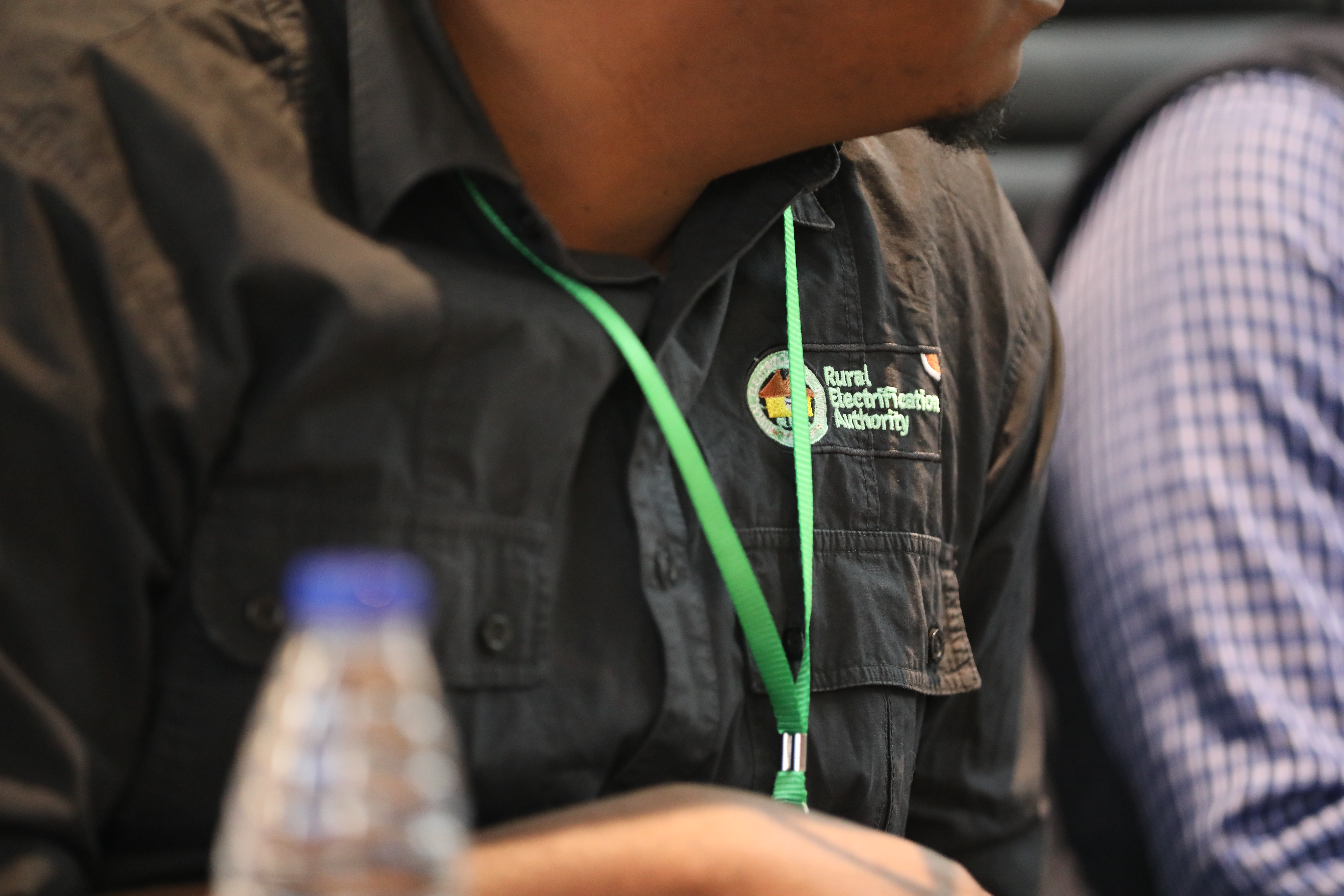 Identification badge of a member of the REA Zambia delegation
